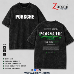 Porsche acid Wash T-Shirt