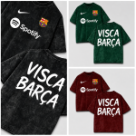 Visca Barca T-Shirt I Acid Wash T-shirt I